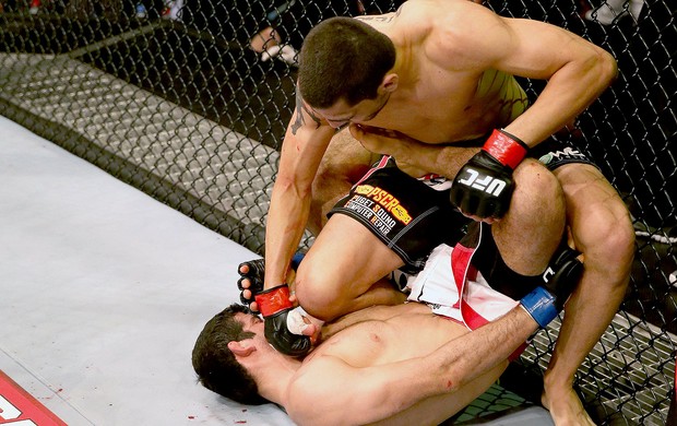 Ramsey Nijem vitória UFC luta Abu Dhabi (Foto: Getty Images)