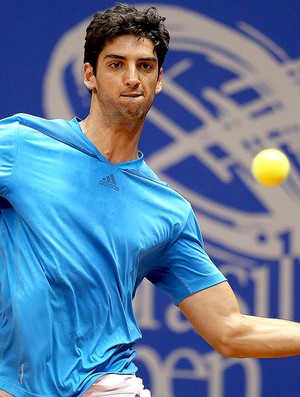 Thomaz Bellucci tênis Brasil Open contra Delbonis (Foto: Gaspar Nobrega / Inovafoto)