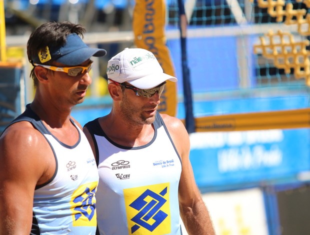 Ricardo e Marcio Salvador vôlei de praia (Foto: Paulo Frank / CBV)