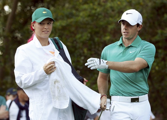 rory mcillroy caroline wozniacki cabelo rosa masters augusta (Foto: Reuters)