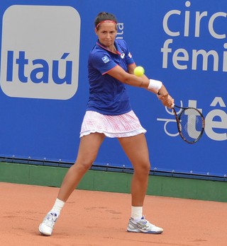 Paula Gopnçalves, cabeça de chave n° 2 do torneio em São José do Rio Preto (Foto: Divulgação)