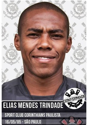 Elias fecha com o Corinthians (Foto: Reprodução/Facebook)