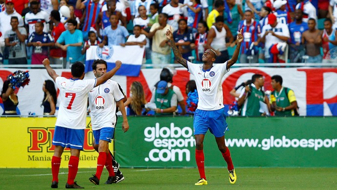 Talisca gol Bahia (Foto: Eduardo Martins / Ag. Estado)