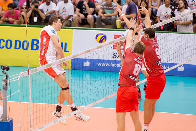 Campinas x Sesi semifinal Superliga masculina de vôlei (Foto: Cinara Piccolo / Brasil Kirin)