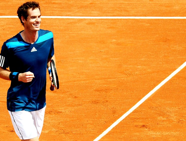 Andy Murray tênis comemoração contra Andreas Seppi Copa Davis (Foto: AP)