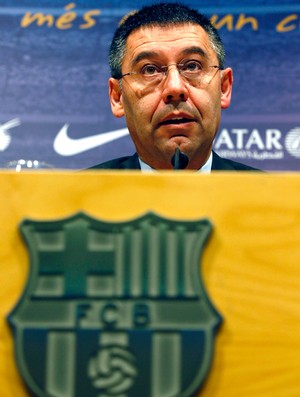 Coletiva Josep Maria Bartomeu Presidente Barcelona (Foto: REUTERS)