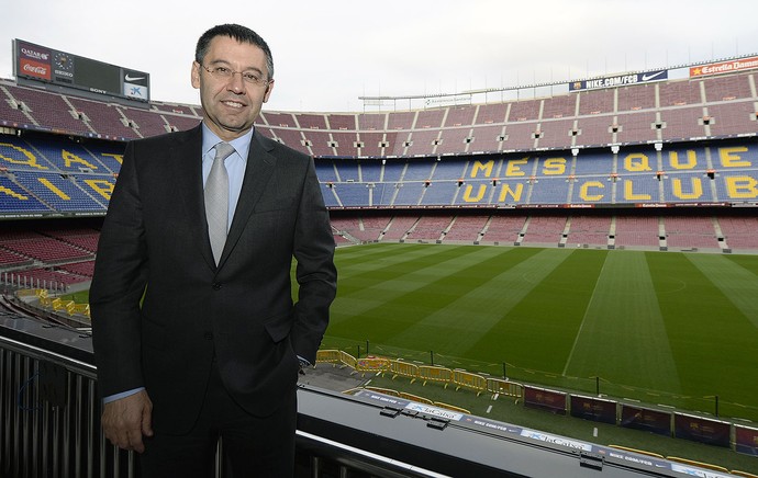 Josep Maria Bartomeu novo presidente do Barcelona (Foto: AFP)