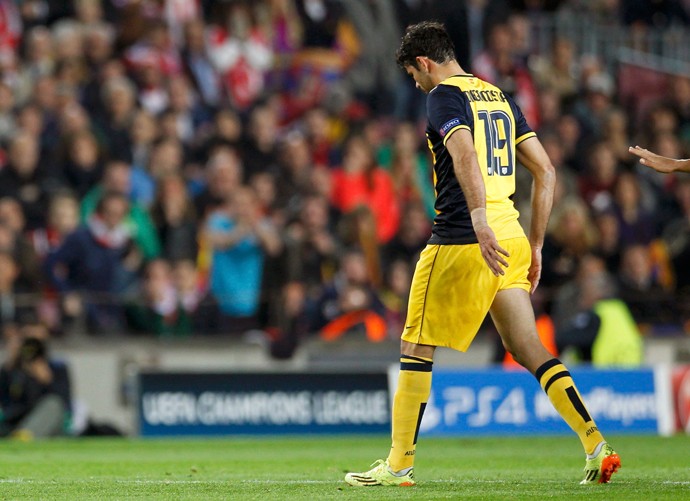 Diego Costa, Barcelona x Atlético de Madrid (Foto: Reuters)