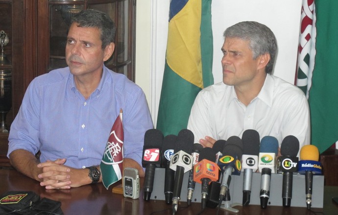 peter siemsen fluminense coletiva (Foto: Richard Souza)