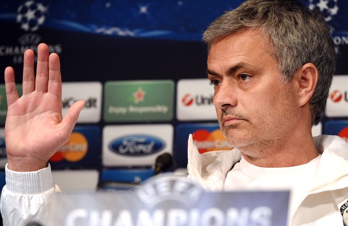 Coletiva Mourinho Chelsea (Foto: AFP)