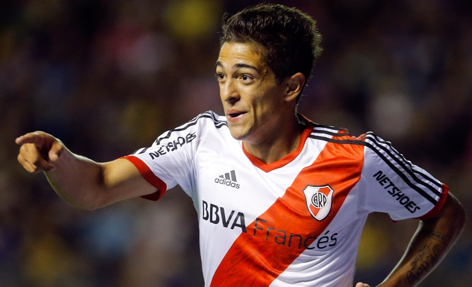 Lanzini gol, Boca Juniors x River Plate (Foto: AP)