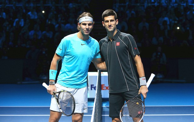 Djokovic e Nadal tênis final ATP Finals (Foto: Getty Images)