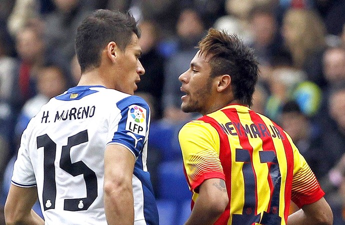 Neymar jogo Barcelona e Espanyol (Foto: EFE)