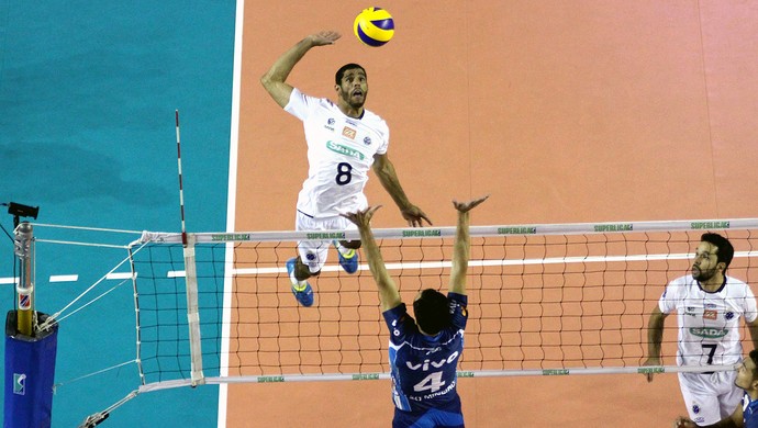 Wallace vôlei Cruzeiro e Minas Superliga (Foto: Alexandre Arruda / CBV)