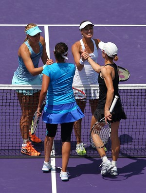 tenis sabine lisicki martina hingis miami (Foto: Getty Images)