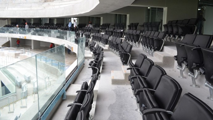 Poltronas da área VIP da Arena da Baixada do Atlético-PR (Foto: Site oficial do Atlético-PR/Divulgação)