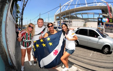 Família Vasco Fluminense (Foto: André Durão / Globoesporte.com)