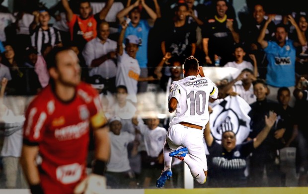 Geuvânio Santos gol Ponte Preta (Foto: Thiago Bernardes / Agência Estado)