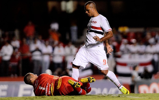 Luis Fabiano são Paulo e Penapolense (Foto: Mauro Horita / Globoesporte.com)