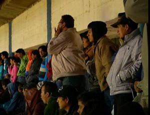 Torcida do Real Garcilaso racismo (Foto: Reprodução / TV Globo Minas)