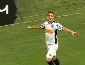 Neto Berola, atacante do Atlético-MG (Foto: Reprodução\TV Globo Minas)