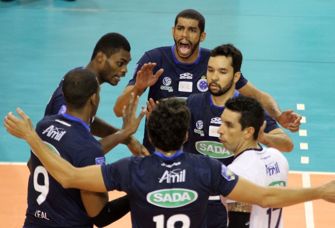 volei cruzeiro x minas (Foto: Alexandre Arruda/CBV)