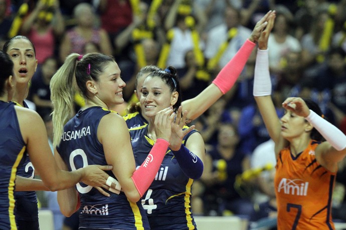 Campinas x São Caetano Superliga feminina (Foto: Felipe Christ / Amil)