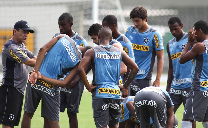 Eduardo Hungaro comandando o time do botafogo (Foto: Luciano Belford/SSPress)