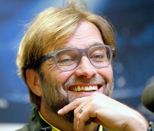 Juergen Klopp na coletiva do Borussia Dortmund (Foto: Reuters)