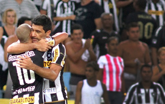 ferreyra jorge wagner botafogo x del vale (Foto: Vitor Silva / SS Press)