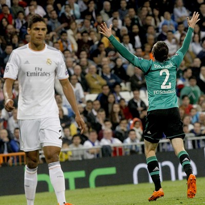  Tim Hoogland gol Schalke contra Real Madrid Liga dos Campeões (Foto: EFE)