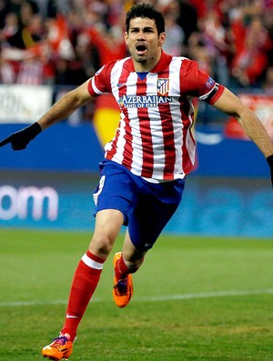 Diego Costa gol Atlético de Madrid contra Milan (Foto: AP)