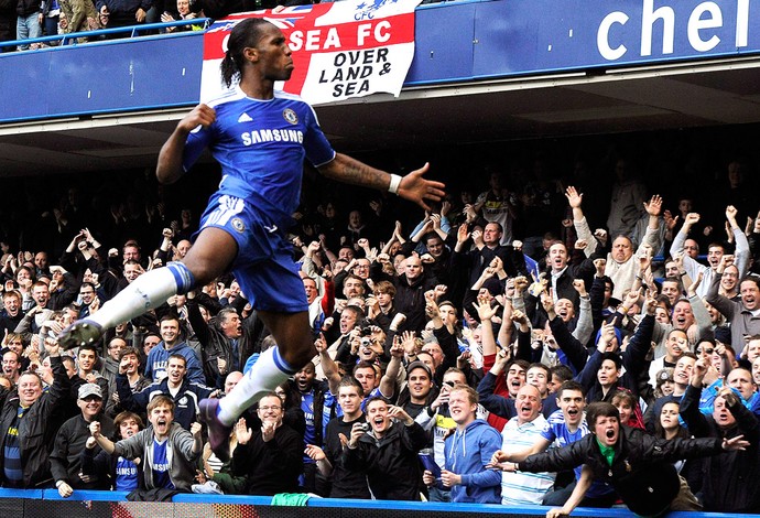 drogba chelsea gol stoke city (Foto: Agência Reuters)