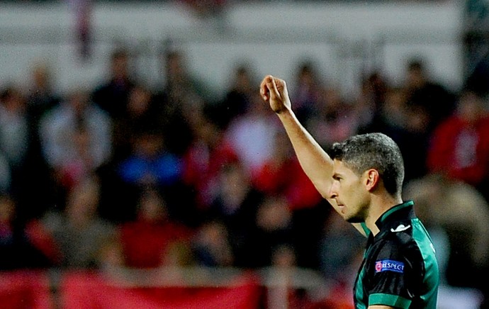 Salva comemoração Betis contra Sevilla (Foto: AFP)