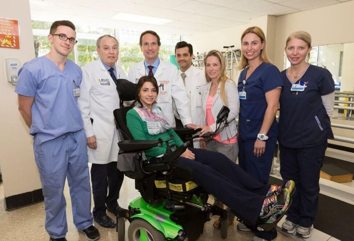 lais souza foto hospital miami  (Foto: Divulgação COB)