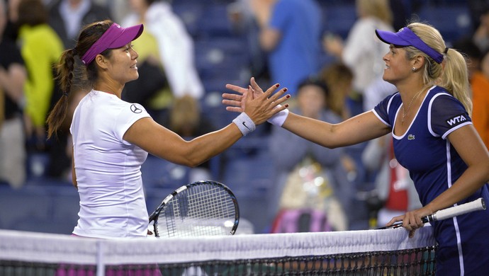 Na Li x Aleksandra Wosniak, Indian Wells - AP (Foto: AP)