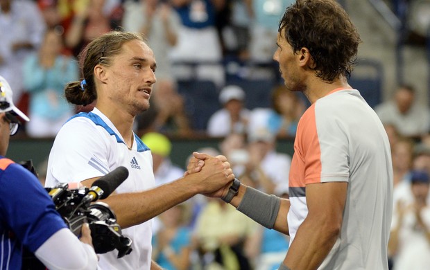 Dolgopolov x Nadal, Indian Wells (Foto: Reuters)