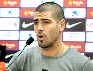 Valdes coletiva Barcelona (Foto: EFE)