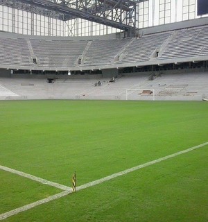 Arena da Baixada, estádio do Atlético-PR, com linhas (Foto: André Vidolin/Arquivo pessoal)