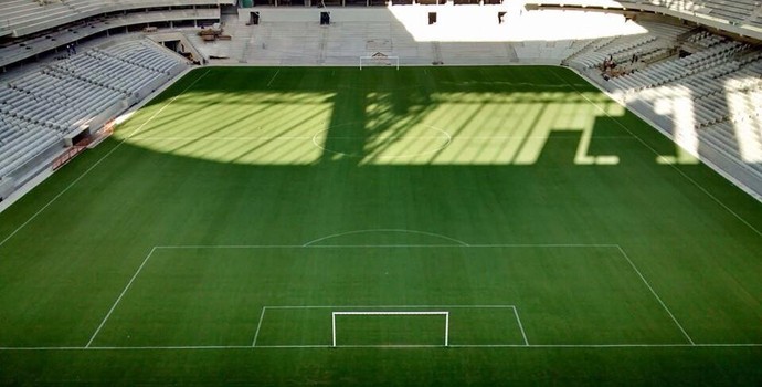 Arena da Baixada, estádio do Atlético-PR, com linhas (Foto:  André Vidolin)