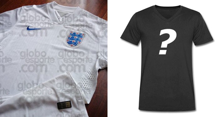 inglaterra camisa marca d'agua