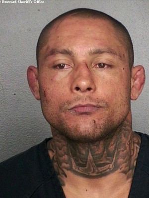 Foto MMA thiago silva preso (Foto: Broward Sheriff's Office)