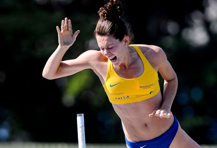 atletismo fabiana murer salto com vara (Foto: Agência Luz / BM&FBOVESPA)