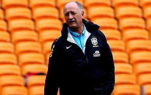 Luiz Felipe Scolari Felipão brasil treino joanesburgo (Foto: Jefferson Bernardes / Vipcomm)