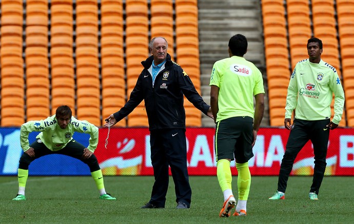 Luiz Felipe Scolari Felipão brasil treino joanesburgo (Foto: Jefferson Bernardes / Vipcomm)