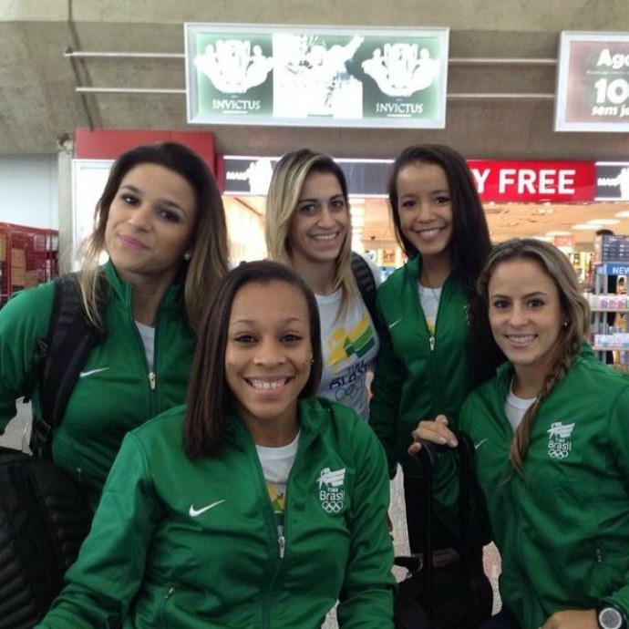 jade, daniele, ginastica embarque sul-americano chile (Foto: Reprodução/Instagram)