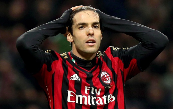 Kaká jogo Milan e Juventus (Foto: EFE)