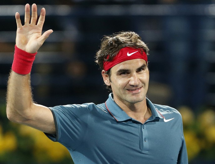 tênis novak djokovic roger federer dubai (Foto: Reuters)