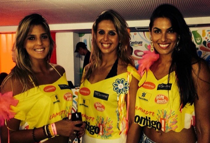 mari paraíba, luciane escouto e natasha valente carnaval volei bahia (Foto: Reprodução/Instagram)