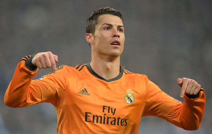 Cristiano Ronaldo Schalke 04 x Real Madrid (Foto: AP)